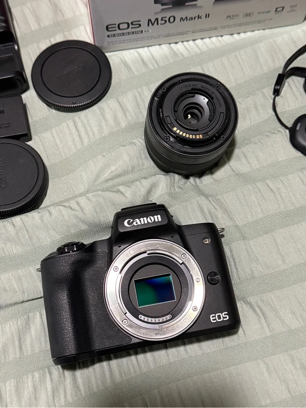 Canon EOS M50 Mark II Compact Mirrorless Camera - Black